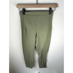 Lululemon Nulu Fold High-Rise Yoga Tight 25″ Size 6 Green