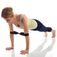 Fitness Stretch Strap Black Waist Leg Yoga Band for Mobility and Recovery