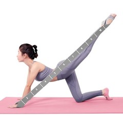 11 Loops Stretch band – Yoga, Pilates, Ballet, and Physical 11 Grids-Grey