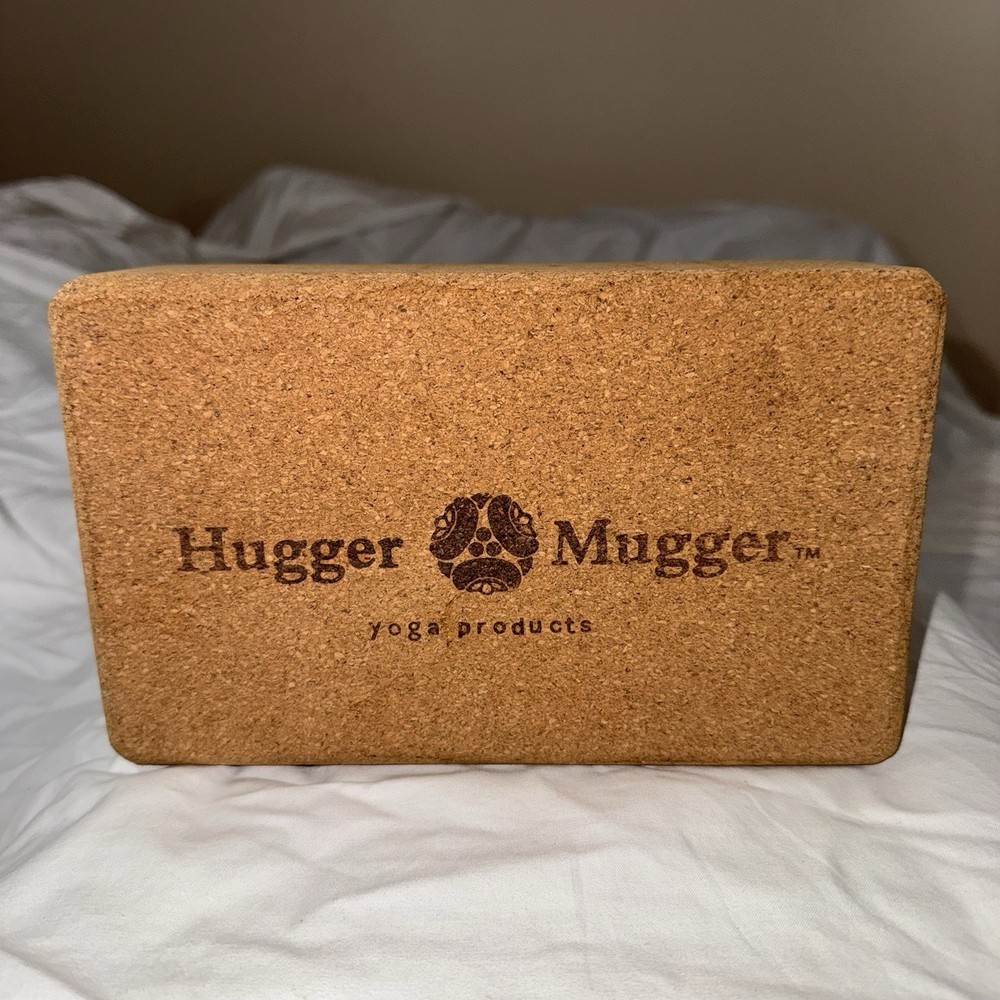 Hugger Mugger Solid Cork Yoga Block New With Out Tags