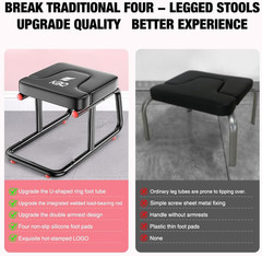 KBQ Yoga Headstand Bench, Yoga Inversion Chair, Headstand Trainer – U-Shaped Sto