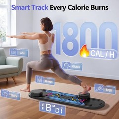 FED FITNESS PILATES BOARD PORTABLE PILATES REFORMER MACHINE – – Scratch & Dent