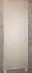 Yoga mat Leather grounding mat approx 24” x 70” hand cut beveled and edges seal