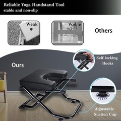 New Yoga Headstand Bench Exercise Workout Fitness Training Chair Stand Equipment
