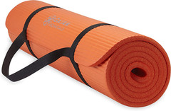 Gaiam Essentials 2/5″ Thick (10Mm) Yoga & Pilates, Fitness & Exercise Mat with E