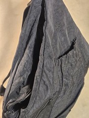Gaiam Black Yoga Mat Tote Bag – Large Gear Carrier with Adjustable Mat Straps