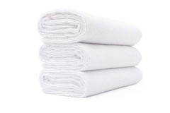 The Rag Company – Sport & Workout Towel – Gym, Exercise, Large, White