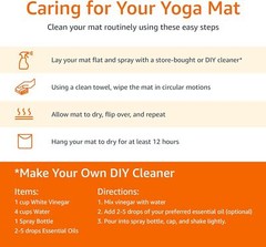 1/2″ Extra Thick Exercise Yoga Mat w/ 73.2″Lx24.3″Wx0.5″T & Elastic Strap – Pink