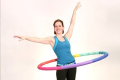 Weighted Hula Hoop, ACU Hoop 4M – 4 lb Medium, Weight Loss Ming/Red
