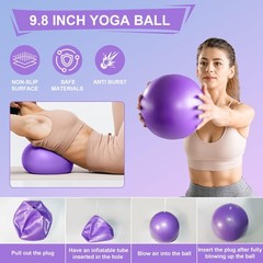 Home Pilates Essentials Kit for Women: 18Pcs Pilates Workout Equipment Set wi…