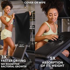 Trailoom Microfiber Workout Towels – Quick Dry Highly Absorbing Odor-Free For