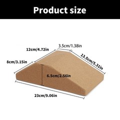 Squat Wedges Block Nonslip Slants Board Calf Stretcher, Ankle Knee Leg Stretcher