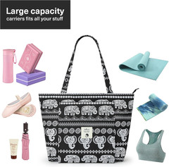 Yoga Bags for Women with Yoga Mats Bags Carrier Carryall Canvas Tote for Pilates