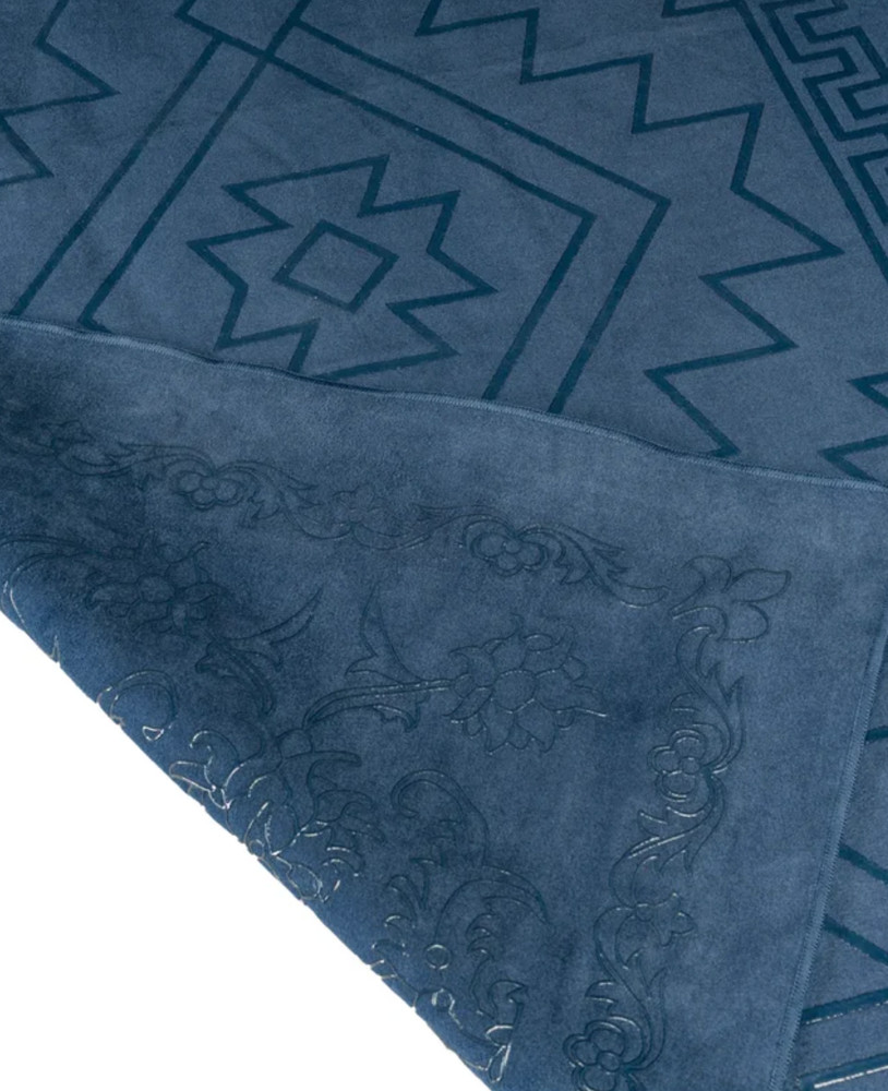 Jade Double Grip Chamois Yoga Towel Midnight Blue