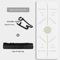 Natural Rubber Female Non-slip Professional Gymnastic Yoga Mat