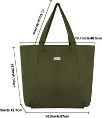 Yoga Mat Bag for Women, Pure Cotton Canvas Yoga Tote with Wet/Dry Pocket, Bottle