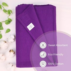 Yogikuti Iyengar Cotton Yoga Blanket Set of Four- Thick Handwoven Yoga Blanke…