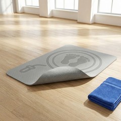 10mm Thick Non-Slip Fitness Mat for Jump Rope, Yoga & Pilates – Home Gym Exercis