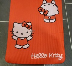 Hello Kitty Yoga Mat 23″W x 66.5″L 10mm with Strap