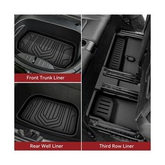 YITAMOTOR Tesla Model 3 Floor Mats Full Set Custom Fit 2020-2023 All-Weather …