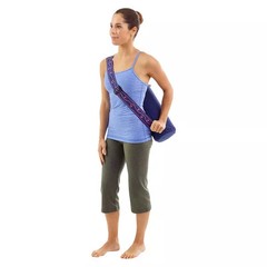 MERRITHEW PILATES & YOGA CANVAS MAT BAG – PURPLE