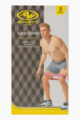 Loop Resistance Bands 3-Pack by Athletic Works – Fitness & Exercise Set