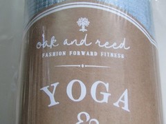NEW Oak and Reed Yoga & Fitness Exercise Mat (24″x68″x4mm) Double-Sided Non-Slip
