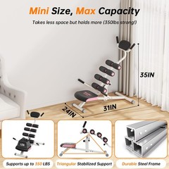 Inversion Table for Back Pain Relief – 350lbs Capacity, Improve Posture and Spin