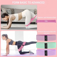 Eco-Friendly Pilates Equipment Set with Booty Bands & Figure 8 Resistance Band