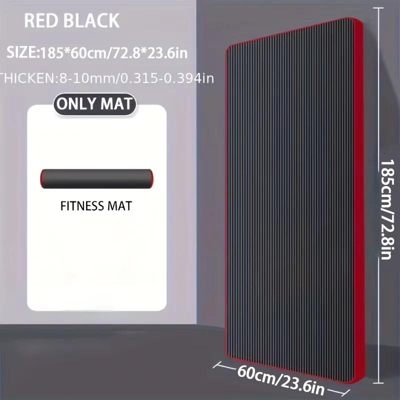15Mm NBR Yoga Mat anti Slip Thickened Style for Beginners, Home Yoga Mat for Spo