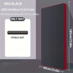 15Mm NBR Yoga Mat anti Slip Thickened Style for Beginners, Home Yoga Mat for Spo