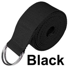 Yoga Stretch Strap D-Ring Belt Fitness Exercise Leg Strong Band Gym Figure Waist