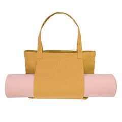 1 Pcs Yoga Bag, Tote Pilates Bag with Yoga Mat Holder Canvas & Khaki