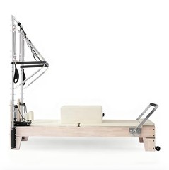 Pilates Reformer, Wooden Reformer Pilates Machine with Tower & Mat Brand New