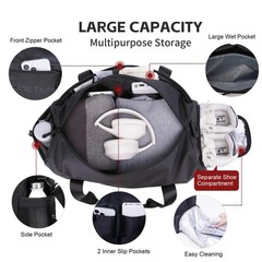 ARCTIC HUNTER AH Small Gym Bag Duffel Bag for Men Women with Shoe Compartment…