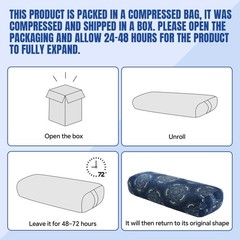 Rectangular Yoga Bolster Pillow for Meditation and Restorative Yoga