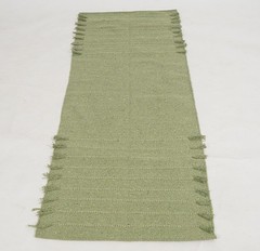Yoga Mat Thick Non Slip Organic Cotton Exercise Workout Mat Pilates Rug 2×6 Ft