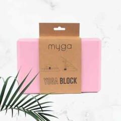 Myga Yoga Block – Sturdy Foam – Balance & Comfort – Lightweight & Travel-Friend