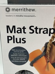 Merrithew Mat Strap Plus Yoga Pilates Carry Strap NEW Sealed Grey