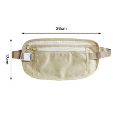 Invisible Travel Waist Packs Pouch for Passport Money Belt Bag Hidden Security