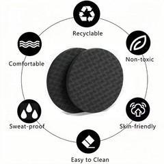 2-piece set yoga knee pads and exercise mats – super thick anti slip for thic…