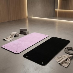 Fasten-on Fitness Mat Rounded Corners Fitness Towel Mat Sweat Absorbing