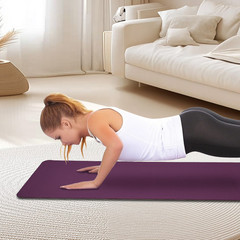 Exercise Yoga Mat Extra Thick Gym Fitness With Non Slip Pilates Mats Pad 72″X24″