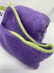NWT Gaiam Stay-Put Yoga Mat Towel Purple