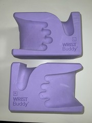 WRISTBuddy® Yoga Blocks 2-Pack (Left + Right) — Ergonomic, 9x6x4 IN, Lavender