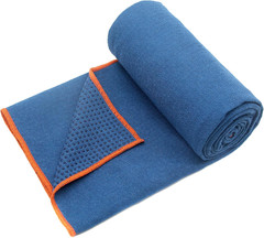 2 Pack Hot Yoga Towel with Grip Dot, Non Slip Yoga Mat Towe Sweat Absorbent Towe