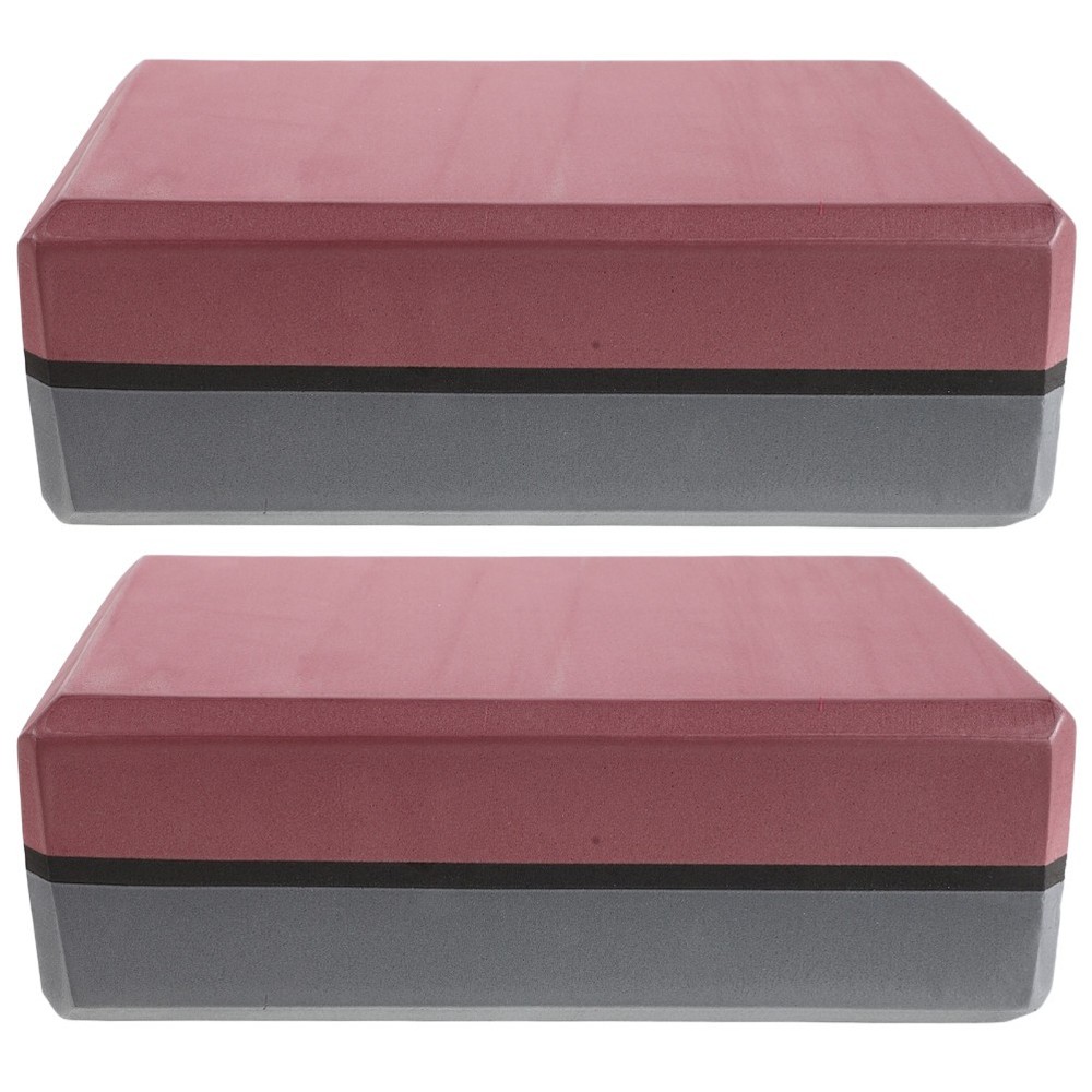 2pcs Yoga Blocks, 9″ x 6″ x 3″ Yoga Brick Foam Blocks EVA Foam Props