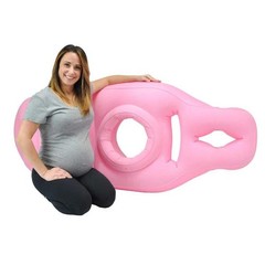 Inflatable Pregnancy Pillow Full Body Maternity Airbed for Tummy Sleeping Suppor