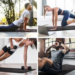 Deluxe Multi-Purpose Fitness Mat 12mm Thick 24″ x 72″ 1 Count Black – Padded