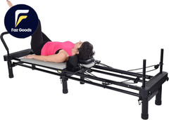 Reformer Home Workout Equipment Pilates Machine W/Resistance